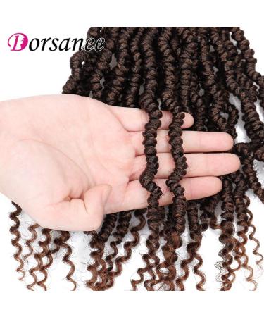 10 Inch T30 Bomb Twist Crochet Hair 6 Packs - Pre-looped Spring Twist Braids for Women - Synthetic Fluffy Dreadlocks Extension - Buy Online on GoSupps.com