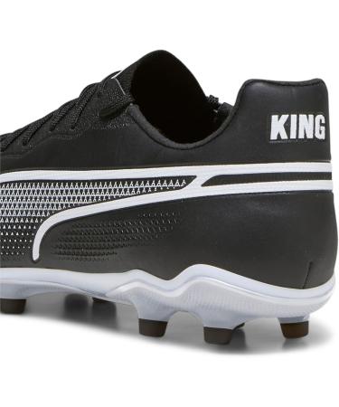 PUMA Unisex King Pro FG/AG Soccer Shoes - Size 42 EU | Black & White | International Shipping Available - Buy Online on GoSupps.com