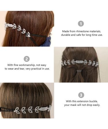 Buy Healvian 3-Piece Strass Earring Mask Set | Stylish Earring Mask Accessories & Extensions for Comfort - Buy Online on GoSupps.com