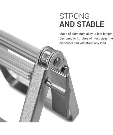 kwmobile Metal Toothpaste Tube Squeezer - Large Multifunctional Roller Dispenser for Tubes - Hair Color, Paint, Hand Cream, Cosmetics - Buy Online on GoSupps.com