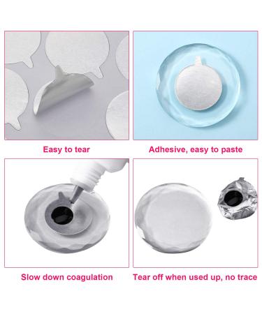 960pcs 1 Inch Disposable Eyelash Glue Stickers | Waterproof Aluminum Foil | Makeup Tool Supplies - Buy Online on GoSupps.com