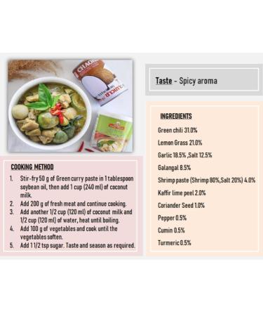 Mae Ploy Green Curry Paste - Garlic 400g (Pack of 3) | Authentic Thai Flavor International Shipping - Buy Online on GoSupps.com