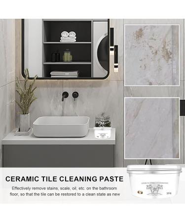 Tile Cleaning Paste | 300g Oil Cleaner All Purpose Floor Water Stains Remover - Floor Shine Restoration Household Polishing Supplies for Kitchen Bathroom Shower - Buy Online on GoSupps.com
