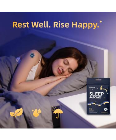 Natural Patches Spport A Peaceful Nights Gentle & Convenient 30 Patches 30 Patches Black - Buy Online on GoSupps.com