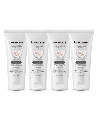Lover's Care 4-PACK Goat Milk Body Lotion for Dry Skin Pearl 2 fl oz (60ml) - 4-PACK