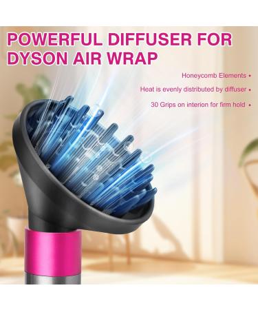 Buy Diffuser Nozzle for Dyson Airwrap Styler | Convert Long Curling Styler to Hairdryer - Black - Buy Online on GoSupps.com