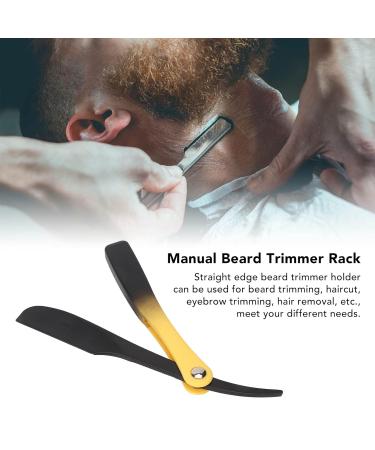 Professional Barber Straight Edge Razor Holder - Black | Premium Bartschneider for Precision Cutting - Buy Online on GoSupps.com
