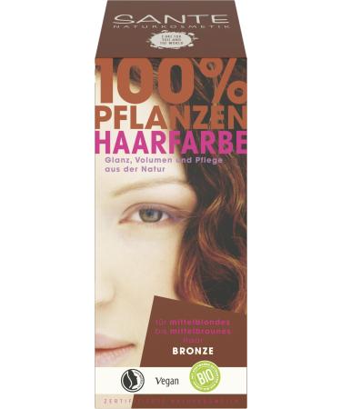 Sante herbal hair colour - bronze (6 x 100 gr)