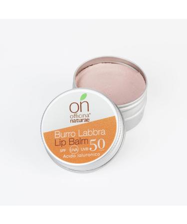 Officina Naturae Lip Butter with Hyaluronic Acid SPF50 Bio Vegan 15 ml - Buy Online on GoSupps.com