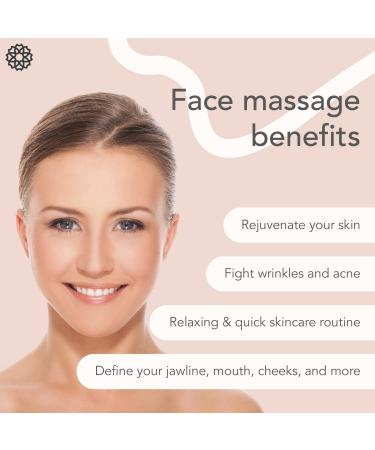 Large Gua Sha Massage Set - 4Pcs - Facial Stones for Skincare & Therapy - Scraping Tools with E-Book - Bian Stone Gu Sha - Buy Online on GoSupps.com