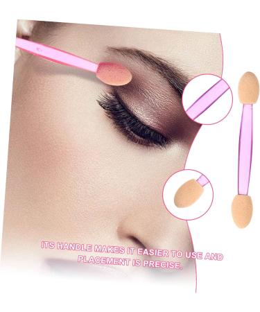 HAPINARY 100pcs Double Ended Eyeshadow Brush Makeup Sponge Makeup Eyeshadow Makeup Brush Plastic - Buy Online on GoSupps.com