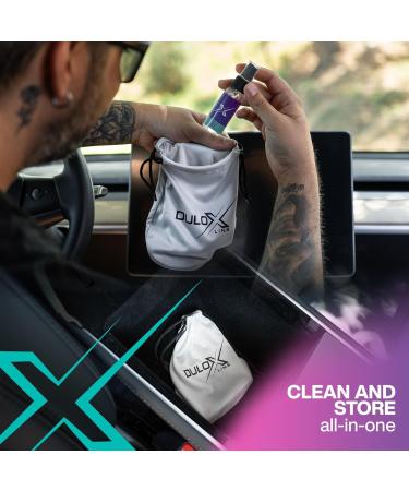 Premium Microfiber Cleaning Cloth Set - Screen Cleaner Mitt & Eyeglass Sprayer for Car & Lenses | DX.US-02 - Buy Online on GoSupps.com