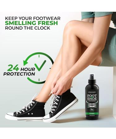 Aromasong Natural Shoe Deodorizer and Foot Spray - Fresh - 4 Fl Oz. - Buy Online on GoSupps.com