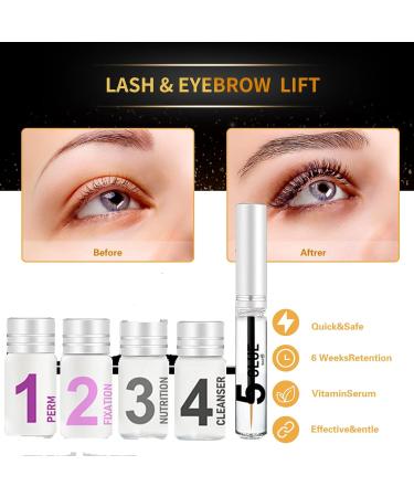 Brow Lamination & Lash Lift Kit 4 in 1 | SUNSENT Eyelash & Eyebrow Perm | 12-Week Long-Lasting Keratin Treatment for Home Salon - Buy Online on GoSupps.com