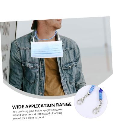 Buy 2 pcs Glasses Mask Chain & Lanyard Stylish Napkin Holder & Face Mask Clip Durable 50cm Length Perfect for Eyewear & Face Masks - Buy Online on GoSupps.com