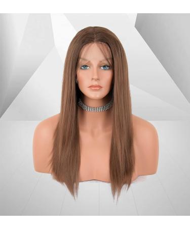 Vebonny Brown Wigs for Women - Lace Front Ombre 22 Inch Glue-Free Soft Daily Wear | #084 - Buy Online on GoSupps.com