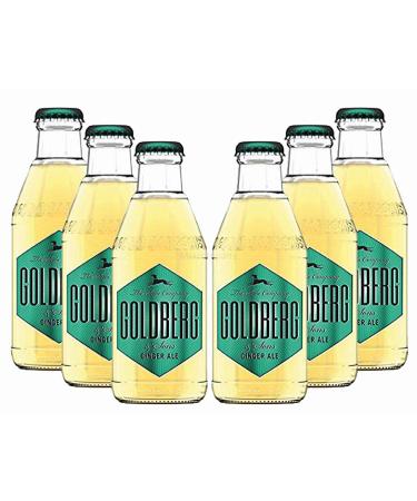 Goldberg Ginger Ale 6x200ml - Refreshing Soda Refillable International Shipping Available - Buy Online on GoSupps.com