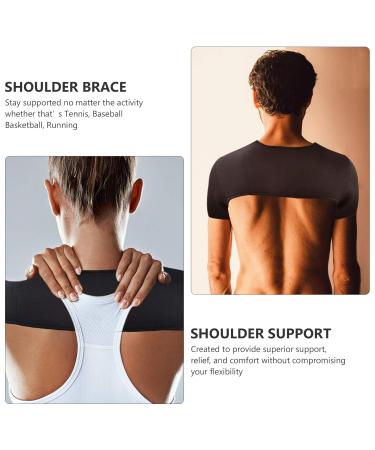 Milisten Double Shoulder Support Brace | Warm Compression Sleeve for Rotator Cuff Relief - International Shipping Available - Buy Online on GoSupps.com