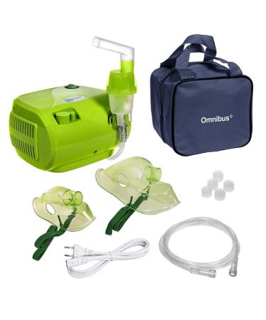 Omnibus BR-CN116 Inhaler Inhaler Aerosol Therapy Nebulizer Inhalation Compressor Green