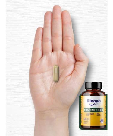 Buy Ginkgo Biloba Forte 180 Capsules - Boost Memory & Concentration with Bacopa Lion's Mane Niacin & B Vitamins | International Shipping - Buy Online on GoSupps.com