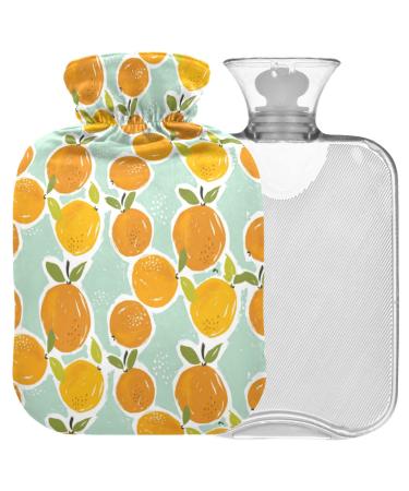 Naanle hot hot water bottle with cover transparent hot water bottle for bed hand foot pain relief heat and cold therapy small 1 l