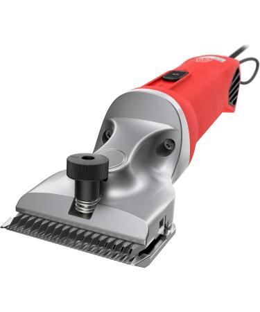 Masterclip Hunter Horse Clipper - Mains Powered Heavy Duty Horse Clippers Fitted with A2 Fine Cut Blades - Suitable for All Coat Types Red  - Buy Online on GoSupps.com