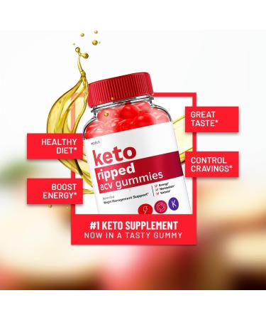 (2 Pack) Keto Ripped ACV Gummies - Advanced Ripped Keto + ACV Weight Management Gummies Apple Cider Vinegar Ripped ACV Gummies Dietary Supplement Reviews Extra Strength (120 Gummies) - Buy Online on GoSupps.com