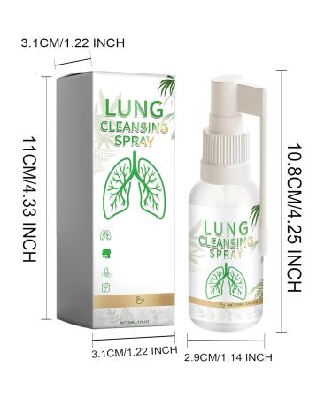 Lung Cleansing Spray Herbal Lung Cleanse Spray Herbal Lungs Cleanse Mist - Powerful Lungs Support (3pcs) - Buy Online on GoSupps.com