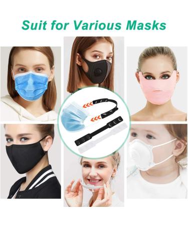 Kasee Mask Extension - 20 Silicone Straps Adjustable & Non-Slip Ear Hooks for Adults & Kids - Alleviate Pressure Pain - Buy Online on GoSupps.com