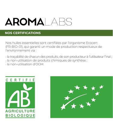 Organic True Lavender Essential Oil 30ml - 100% Pure & Ecocert Certified - Best Therapeutic Grade | AROMA LABS - Buy Online on GoSupps.com