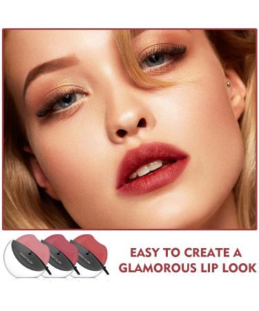 NVLEPTAP 3 Colors Matte Lipstick Set - High Pigmented & Long Lasting Lip Gloss for Women - Non-stick Cup Velvet Lipstick - Set A - Buy Online on GoSupps.com
