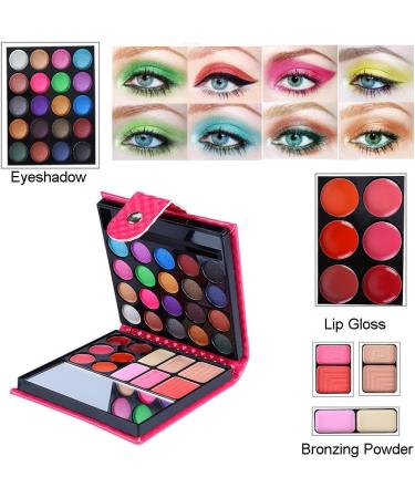  LoveLeiter Long-lasting lip gloss 32 colors waterproof eyeshadow palette eyeshadow palette Sleek makeup palette powder eyeshadow - Buy Online on GoSupps.com