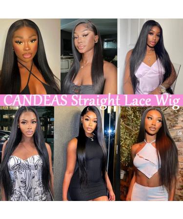 24 Inch Brazilian Virgin Human Hair Lace Front Wig - 180% Density, Pre Plucked with Baby Hair - Natural Color - Buy Online on GoSupps.com