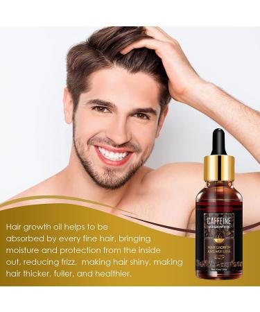 Hair Growth Serum with Caffeine, Biotin, and Castor Oil - 1.8 Fl Oz | Strengthen, Thicken, and Repair Dry Damaged Hair - Buy Online on GoSupps.com
