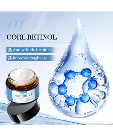 Cr me anti-rides au r tinol pour le visage - 60 g - Cr me hydratante pour le visage - Apaise et att nue les rides - Cr me anti-rides facile p n trer - Pour le cou et le d colet  - Buy Online on GoSupps.com