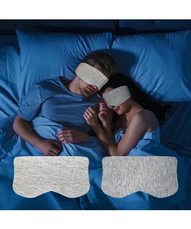 Premium Cooling Sleep Mask for Men & Women - Adjustable Blackout Eye Cover - Ideal Gift for Travel & Home - Dolpiet Gray - Buy Online on GoSupps.com