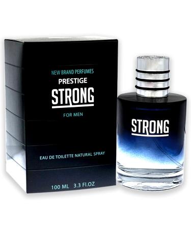 New Brand Perfumes Strong EDT Spray Men 3.3 oz (sem numero) (Pack of 2) 3.3 Ounce (Pack of 2) - Buy Online on GoSupps.com