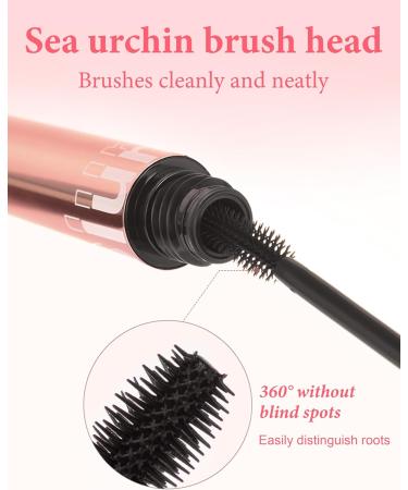 bark Erinde Black Mascara black extreme volume for long and curved eyelashes longlasting and waterproof Lash Lift effect natural and smudgeproof suitable for all eye shapes - Buy Online on GoSupps.com