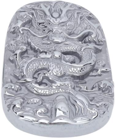Verdant Touch Terahertz Dragon Fan Necklace - Natural Carved Stone 60x180 cm | Unique Jewelry Production - Buy Online on GoSupps.com