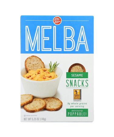 Old London Melba Snack Sesame 5.25 Oz - Pack of 12 | Crispy Sesame Flavored Melba Toast - Buy Online on GoSupps.com
