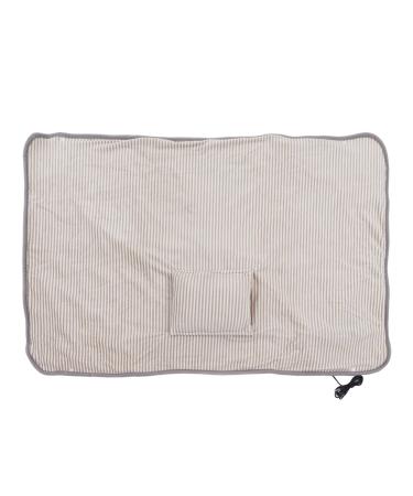 Zerodis Electric Blanket 5V 10W Soft Plush Heating Throw with 3 Speed Temperature Fast Heating Shawl for Home Use