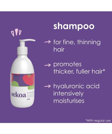Sekoa - Thickening Shampoo for Hair - 300 ml - Buy Online on GoSupps.com