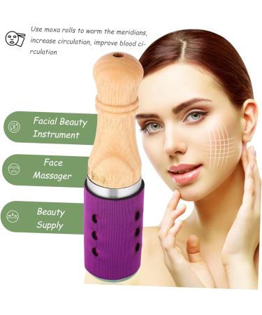 OHPHCALL 1Pc moxibustion stick Moxibustion Rod Moxibustion Tool smokeless Moxa Cover Body Rod moxibustion pot Moxa Stick Moxa Burner jade purple copper Thunder fire moxibustion to rotate - Buy Online on GoSupps.com