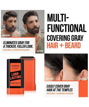 Dark Brown Temporary Hair Color Stick | Instant Root Touch Up & Waterproof Gray Hair Concealer - Buy Online on GoSupps.com