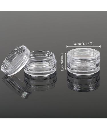 57-Piece Empty D schen Set - Lanmok 5g Cosmetic Containers with Screw Lid & Mini Spatulas for DIY Nail Art & Makeup Storage | International Shipping Available - Buy Online on GoSupps.com