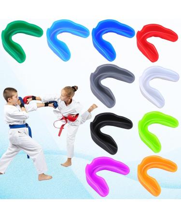 10-Piece Eogrfw Sport Mouth Guards - Premium Tooth Protection for Adults & Kids | Perfect for School Sports Hockey Rugby Martial Arts Kickboxing - Available in 10 Colors - Buy Online on GoSupps.com