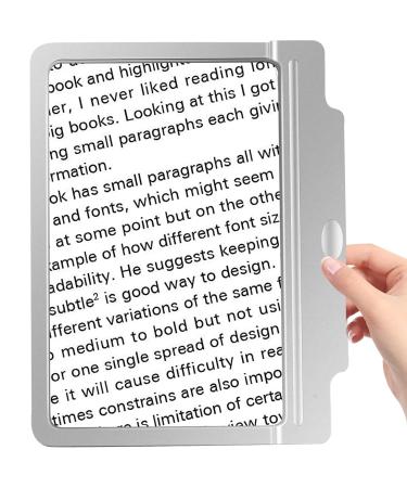 OBOVO Magnifying Glass 4X Magnifier with 36 LED Lights Perfect for Low Vision Person and Seniors
