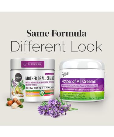 Puriya Hydrating Soothing Moisturizer with Honey & Shea Butter - For Dry, Irritated Skin - Plant Based Mother of All Creams - Light Peppermint - 4.5 oz - Buy Online on GoSupps.com