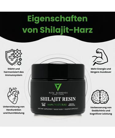 R sine Shilajit Himalaya originale 100 % pure v g talienne sans additifs test e en laboratoire ESFA en Allemagne 50 g - Buy Online on GoSupps.com