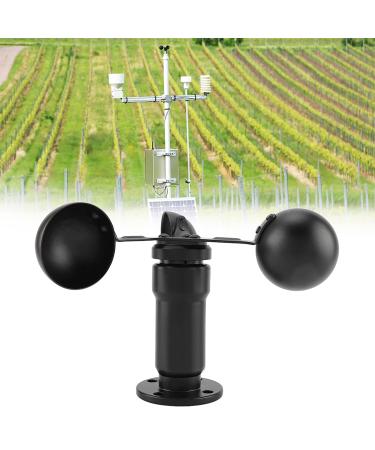 Tbest meteorological observa and aries 0 5V aluminum alloy wind speed sensor. Three cups of wind speed detector home garden work